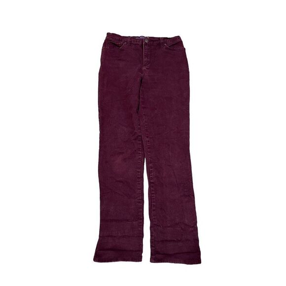Gloria Vanderbilt maroon Amanda jeans size 4 - Picture 1 of 5